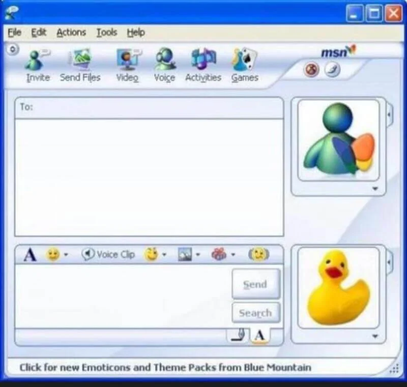 early 2000s good old msn messenger first thing you would v0 49fm16clv41d1