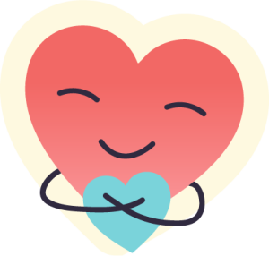 icon coeur heureux